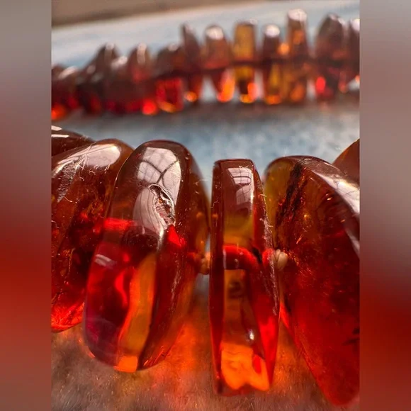 Genuine Vintage Baltic Amber Necklace - Picture 6 of 9